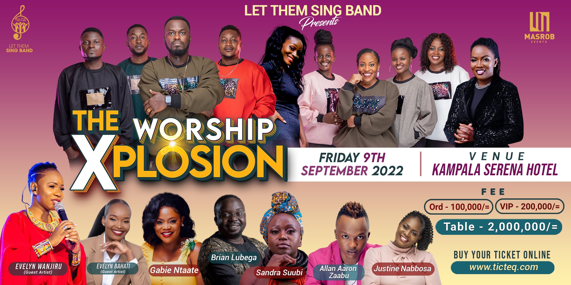 Let Them Sing Band Presents The Worship Xplosion '2022'