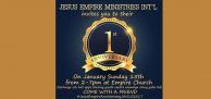 JESUS EMPIRE TO CELEBRATE THEIR FIRST ANNIVERSARY on 15th Jan 2017
