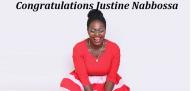 Congratulations Justine Nabbossa