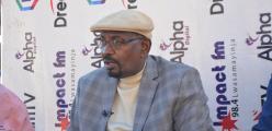Presiding Apostle Dr Joseph Serwadda Sharing his views in a press confress