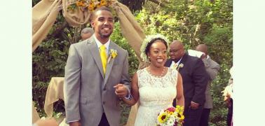 Gospel Artiste Kristine Alicia walked down the Aisle