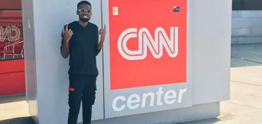 Samie Smilz a Ugandan Gospel Artist at CNN Centre