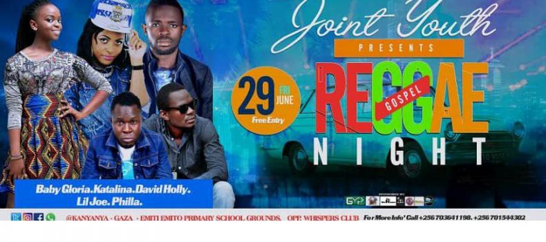 JOINT YOUTH PRESENTS GOSPEL REGGAE NIGHT