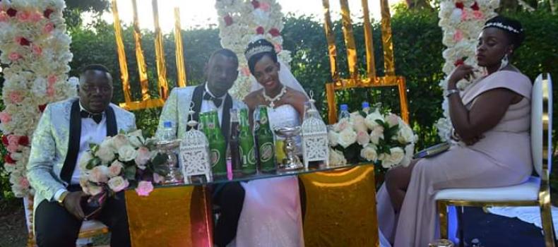 Sseku finally ties the knot with Sandra Nicole