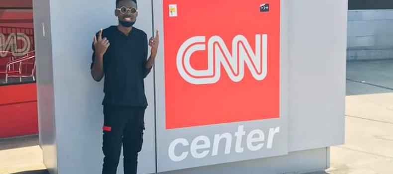 Samie Smilz a Ugandan Gospel Artist at CNN Centre