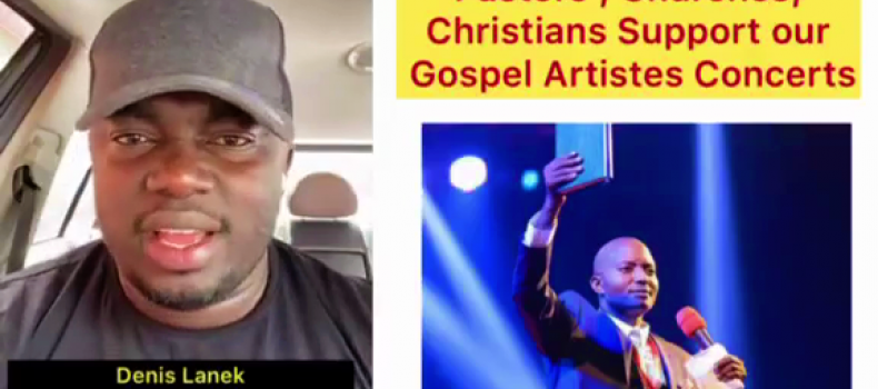 Why Don't You Support Gospel Artists "Pastors"- President of the Federation of Gospel Artists Uganda Afande Lanek In The Video